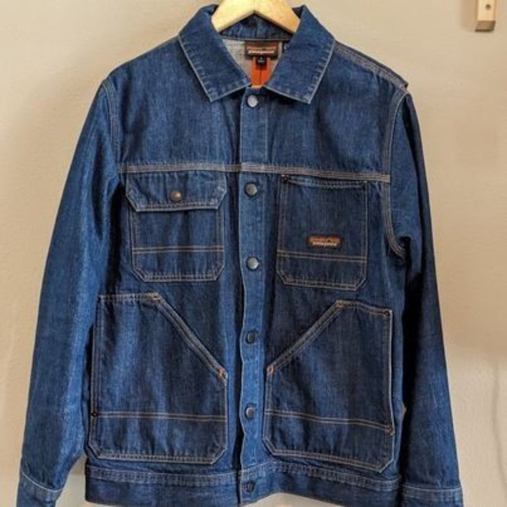 Patagonia Men's Steel Forge Denim Jacket - Small (Fits as Medium!)
